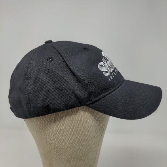 Sinclair International Men's Strapback Hat Black Adjustable Embroidered Logo - Picture 6 of 10